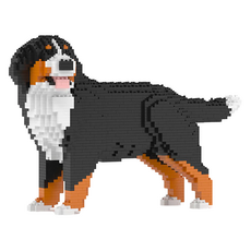 JEKCA 回頭伯恩山犬積木 S, 1個, 混色