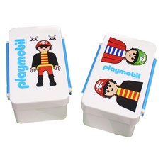 Playmobil 摩比人 午餐盒2件組, 1套, 海盜紅色, 海盜紅色&綠色