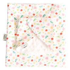 Dodoya 兒童斗篷毯 5mm + 圓形圍兜組合, 混合色