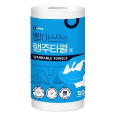 O'price 可水洗廚房抹布巾, 120入, 1個