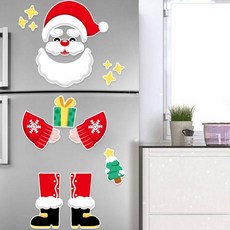 Lovely Farm 聖誕磁性冰箱裝飾貼紙 009 聖誕老人, 混合顏色