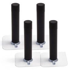 Sonjabisesang 黏貼式一字型門擋 黑色, 4個