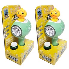 Hwangyong 玩具小鴨子自動泡泡槍, 2個, 混合顏色