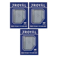 塑膠王牌一張, 混色, 3個