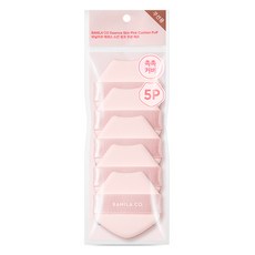BANILA CO 芭妮蘭 Essence Skin粉色氣墊粉撲, 5個, 粉色