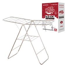 솔방울 빨랑말랑 Y형 라탄 빨래건조대 5p, 스틸