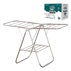 솔방울 빨랑말랑 Y형 라탄 빨래건조대 5p, 스틸