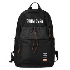 NEIKIDNIS 男女通用 跑跑薑餅人 勇敢餅乾 束口後揹包, 黑色, 1個