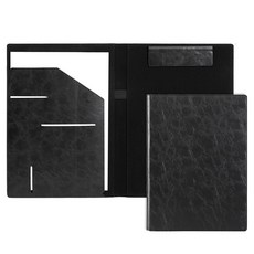 Donga PMS A4皮革磁吸文件夾, 黑色, 1個