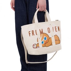 NEIKIDNIS 男女通用 跑跑薑餅人 勇敢餅乾 棉質托特包