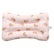 Dodoya 獨特小熊粉紅 3D 透氣網眼枕頭, 混色