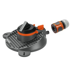 GARDENA 嘉丁 圓形灑水器 Tango 2065 + 水管接頭 13~15mm 18215 套組, 1套, 混合色系