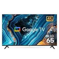 와이드뷰 4K UHD QLED 구글 스마트 TV, 165cm(65인치), EKW651QA, 스탠드형, 방문설치