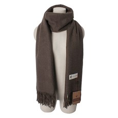 Lindashop Looro 羊毛長版寬鬆標籤圍巾 cpacc417k3a