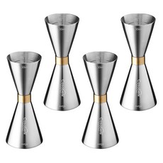 Casabeni 家用調酒 雞尾酒金環量酒器 30ml / 45ml, 混色, 4個