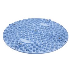 Bonitori 腳底按摩指壓墊 圓形 55cm, 天藍色, 1個