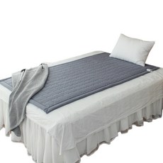 온돌왕 탄소 무자계 침대밴드 전기매트 HLY-130-2020, 라이트그레이, 싱글(110 x 200 cm)