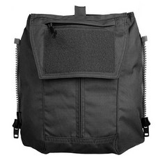 Emerson Gear JPC背心專用拉鍊面板雜物包, 黑色, 1個