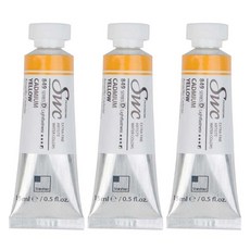 신한화구 전문가 수채화물감 SWC 튜브 D시리즈 849 카드뮴 옐로 3p, 15ml, 1색