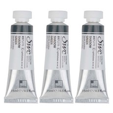 신한화구 전문가 수채화물감 SWC 튜브 C시리즈 897 섀도 그린 3p, 15ml, 1색