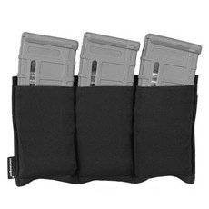 Emerson Gear 三聯M4彈匣袋, 黑色, 1個