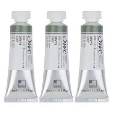 신한화구 전문가 수채화물감 SWC 튜브 A시리즈 989 데이비스 그레이 3p, 15ml, 1색