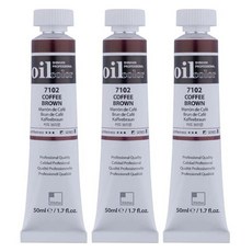 신한화구 전문가 유화물감 3개입, 50ml, 1색
