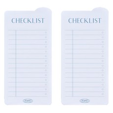 플레픽 라운드 점착식 메모잇, 체크 리스트, 1개입, 2개