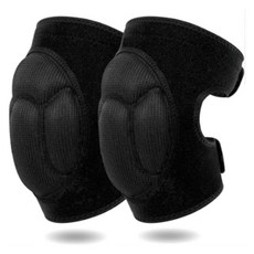 Infishop 高密度緩衝護膝 2入, 黑色, 1個