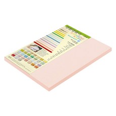 paperculture 加厚雙面 彩色用紙 彩虹卡 A4 205g No22 淺粉色, 25個