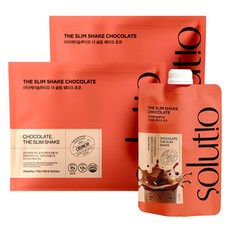 솔루티오 더 슬림 쉐이크 초코 7p, 280g, 2개