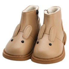 래빗풋 兒童星星兔子絨毛內裡靴