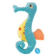 doongdoongpet 狗狗啾啾沙沙聲海馬娃娃, 1個, 混合顏色