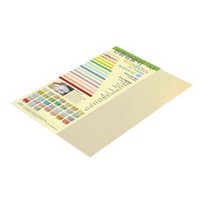 종이문화 레인보우카드 두꺼운 양면카드지 205g 02 아이보리, A3, 10개