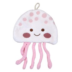 Putoro Lab 可愛海底夥伴掛式擦手巾, 水母, 1個