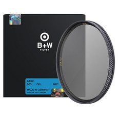 슈나이더크로이츠나흐 B+W CPL Basic 카메라 렌즈 필터 39mm, 1개