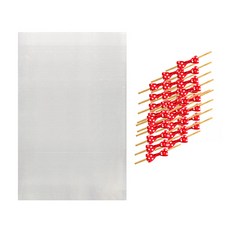 Pikeunikhauseu The Pack Company OPP烘焙包裝紙 30入 + 紅色圓點束帶 30入 套組, 1套