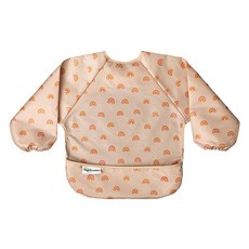 타이니트윙클 유아용 방수 가운 긴팔 턱받이 Large, 레인보우, 1개입, 1개