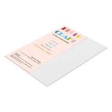 paperculture 雙面彩虹卡紙 205g No30 雪白色, A6, 90個