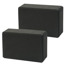 Khohimo 普拉提拉伸 EVA 泡沫瑜珈塊 4W300, 黑色, 2個