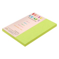 종이문화 두꺼운 양면 레인보우 카드지 No 09 브라이트그린 205g, B5, 30개