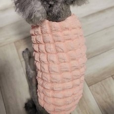 Coco studio 寵物COCO雲朵澎澎刷毛背心, 1個, 粉紅色