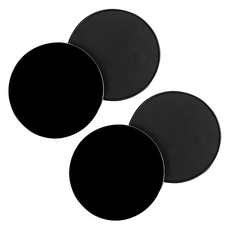 코히모 홈트 코어 운동 미끄럼 방지 슬라이드 패드 4W311, 4개, 블랙