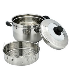 QUEEN SENSE Lumis 不鏽鋼電磁爐蒸鍋 + 分離式蒸盤套組, 1套, 30cm