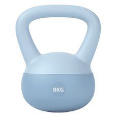 말랑말랑 소프트 케틀벨, 블루, 8kg, 1개