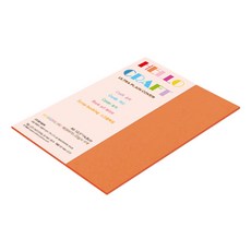 종이문화 두꺼운 양면 레인보우 카드지 No 28 로얄오렌지 205g, A6, 90개