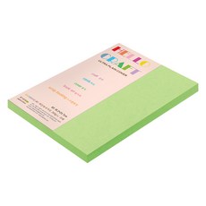 종이문화 두꺼운 양면 레인보우 카드지 No 12 그린 205g, B5, 30개