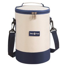 GUNU 圓筒形多功能斜背便當袋, 海軍藍, 1個