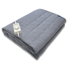 Jamjarien 蜜桃絨碳素電熱墊 DS11-24M, 靜謐藍, 單人(1050 x 2000 mm)