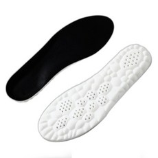 4D人體工學舒適雲朵足弓鞋墊 雙腳組 深黑色, 1套